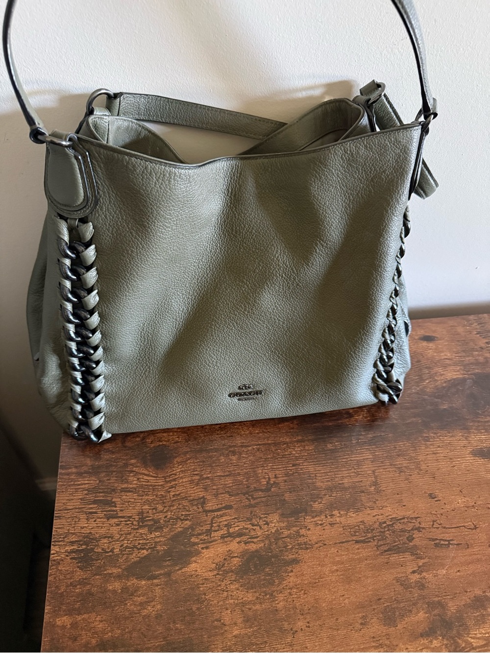 Coach Turnlock Edie 31 leather hobo bag